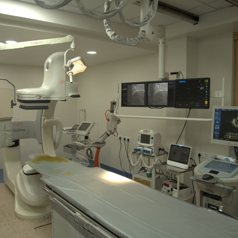 Advanced Cath Lab Facilities at HDNA Aarogyam Hospital